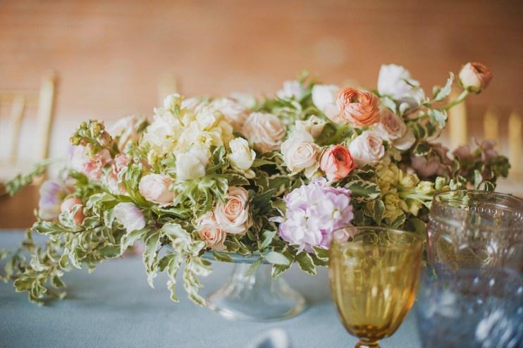Boda campestre con alma dorada 