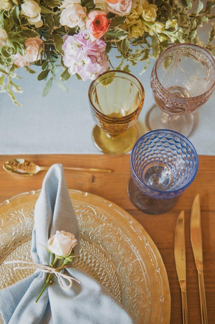 Boda campestre con alma dorada 