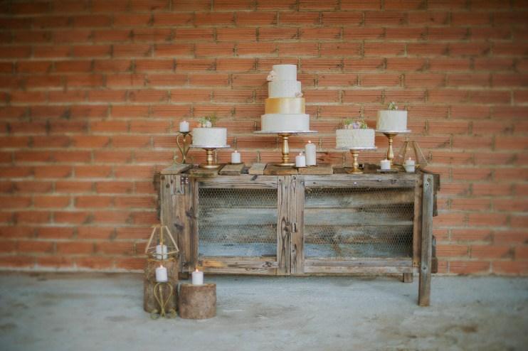 Boda campestre con alma dorada 