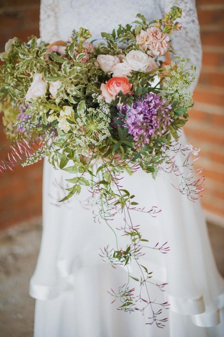 Boda campestre con alma dorada 