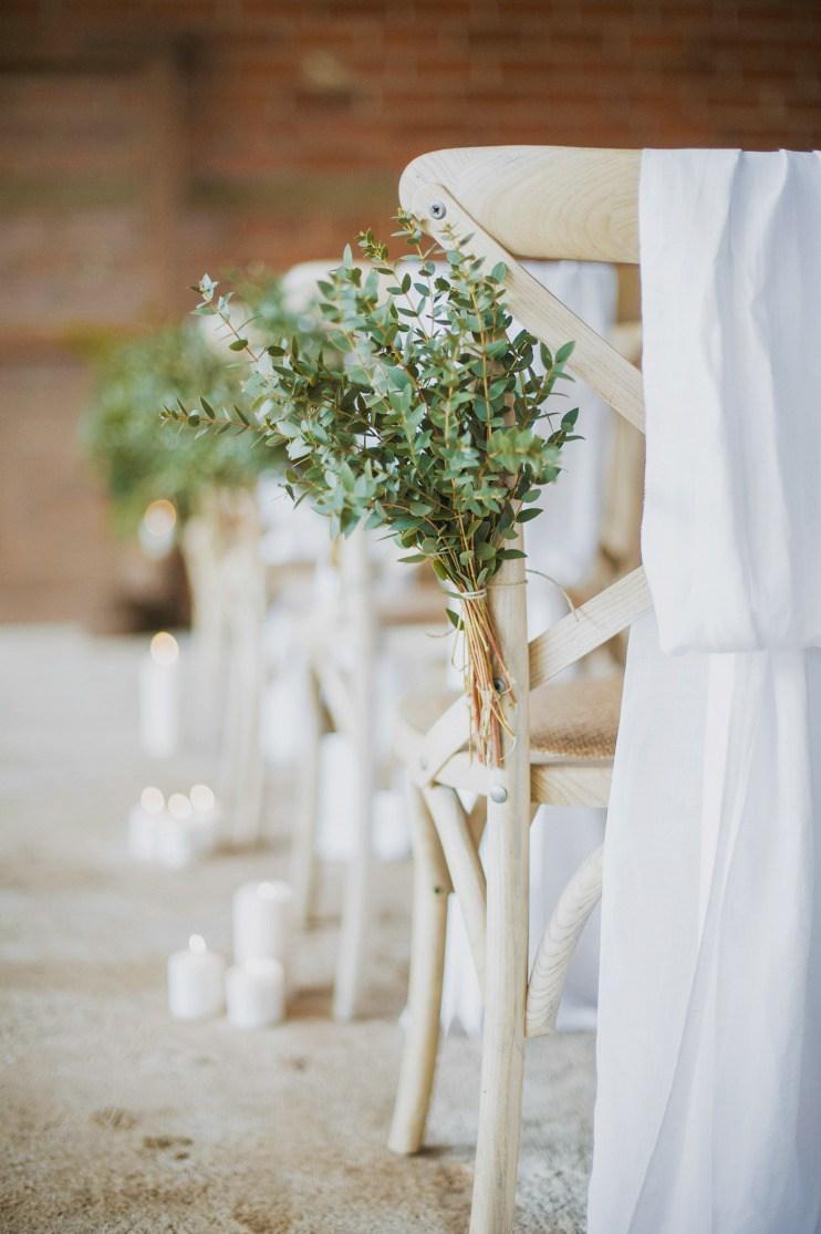 Boda campestre con alma dorada 