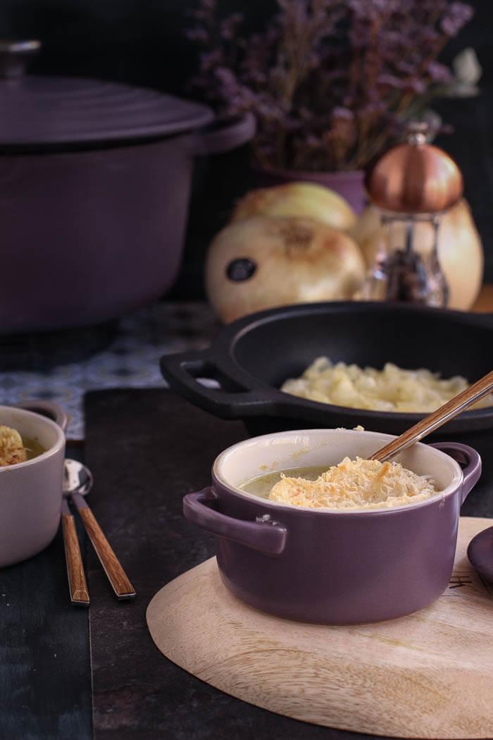 Cómo hacer sopa de cebolla