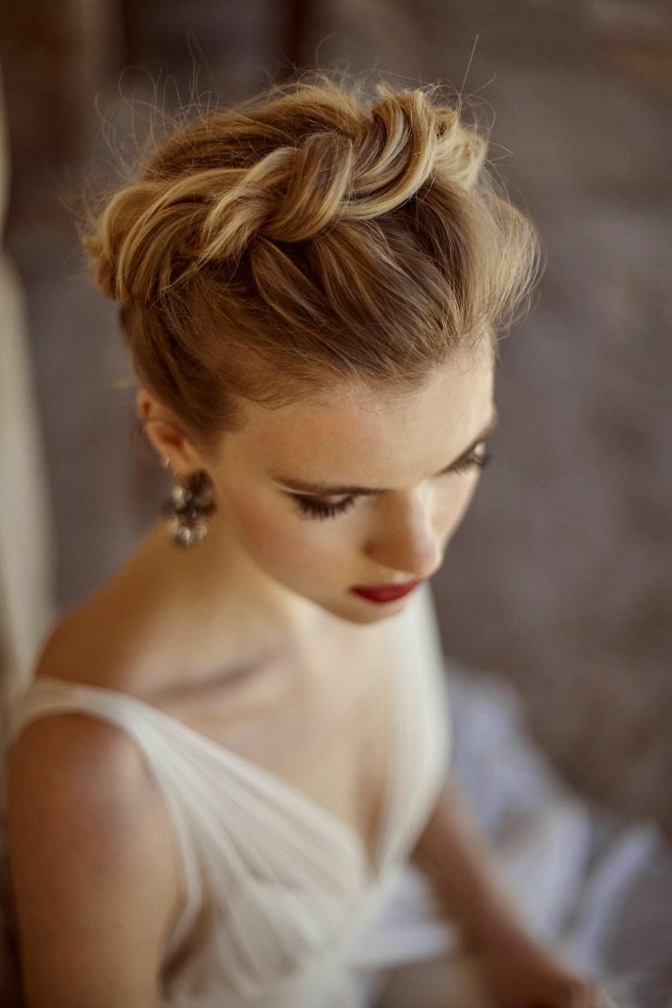 Peinado para una boda romántica