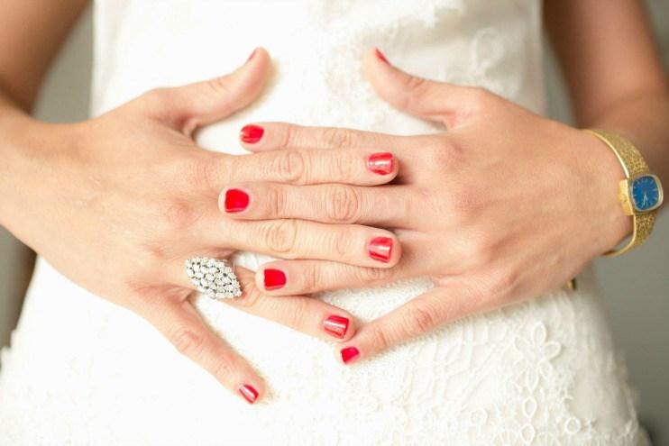 Anillo para una boda romántica