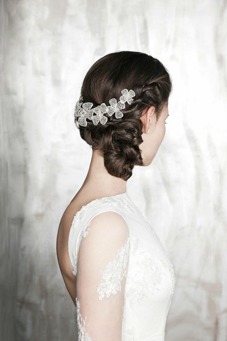 Tocado para una boda romántica