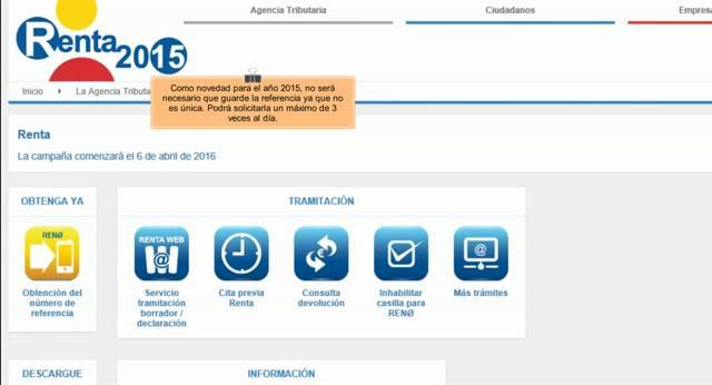 Borrador declaración de la renta 2015
