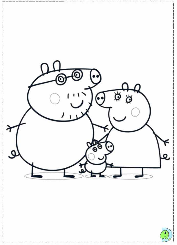 Folio PEPPA PIG para coloring