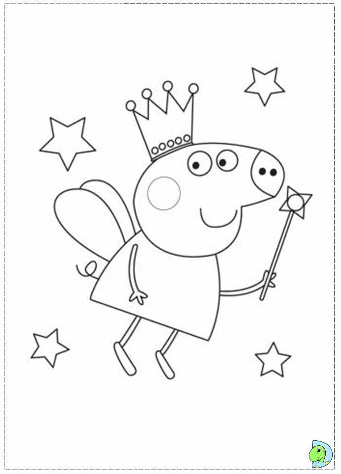 Hada PEPPA PIG para dibujar