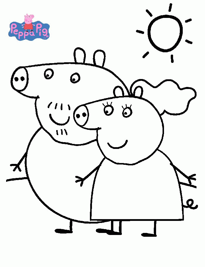 Lámina PEPPA PIG para imprimir