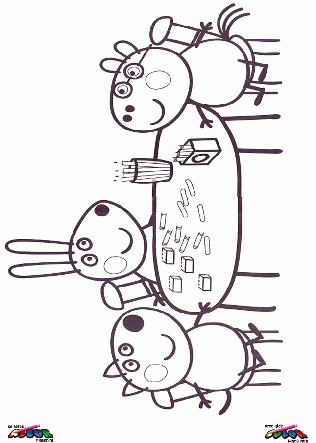 Mesa PEPPA PIG para Dibujar