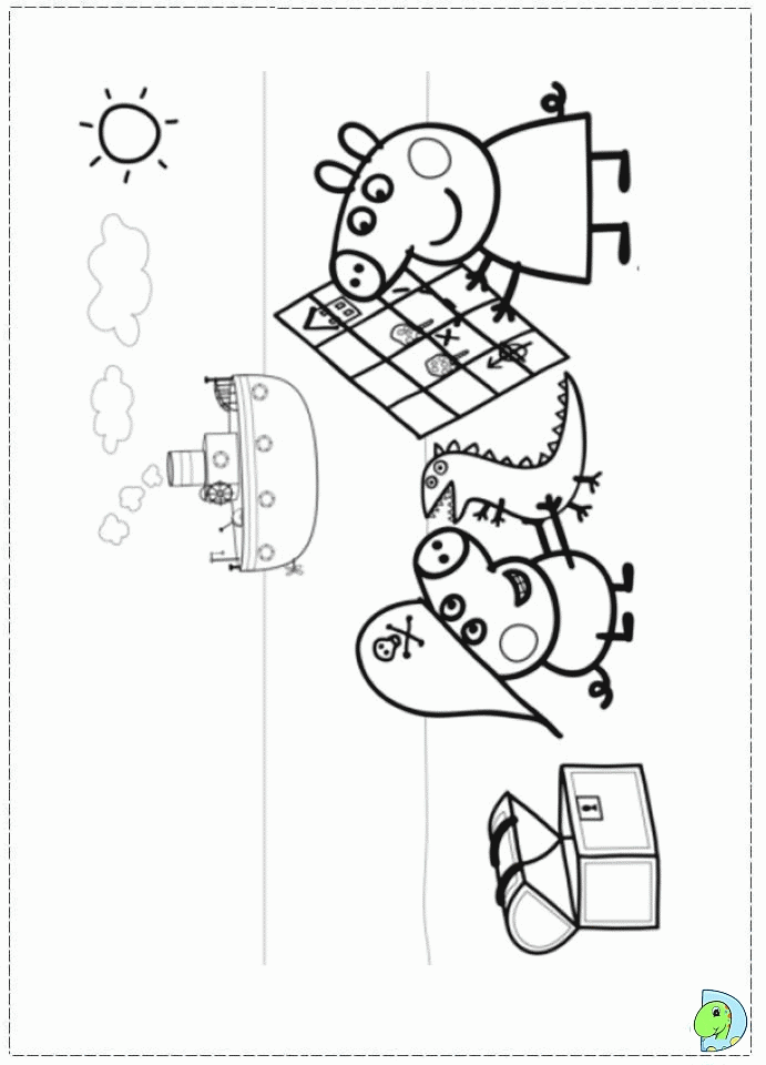 Piratas PEPPA PIG para Pintar