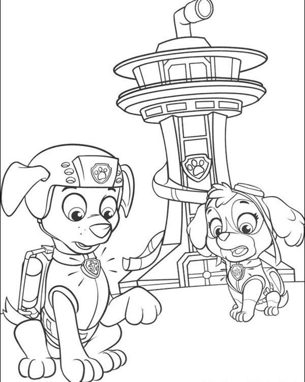 aventuras-la-patrulla-canina-para-colorear