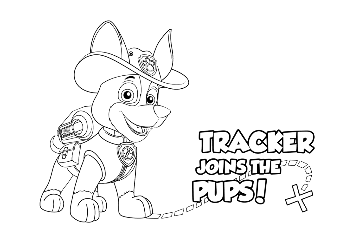 nuevo-tracker-la-patrulla-canina-para-colorear