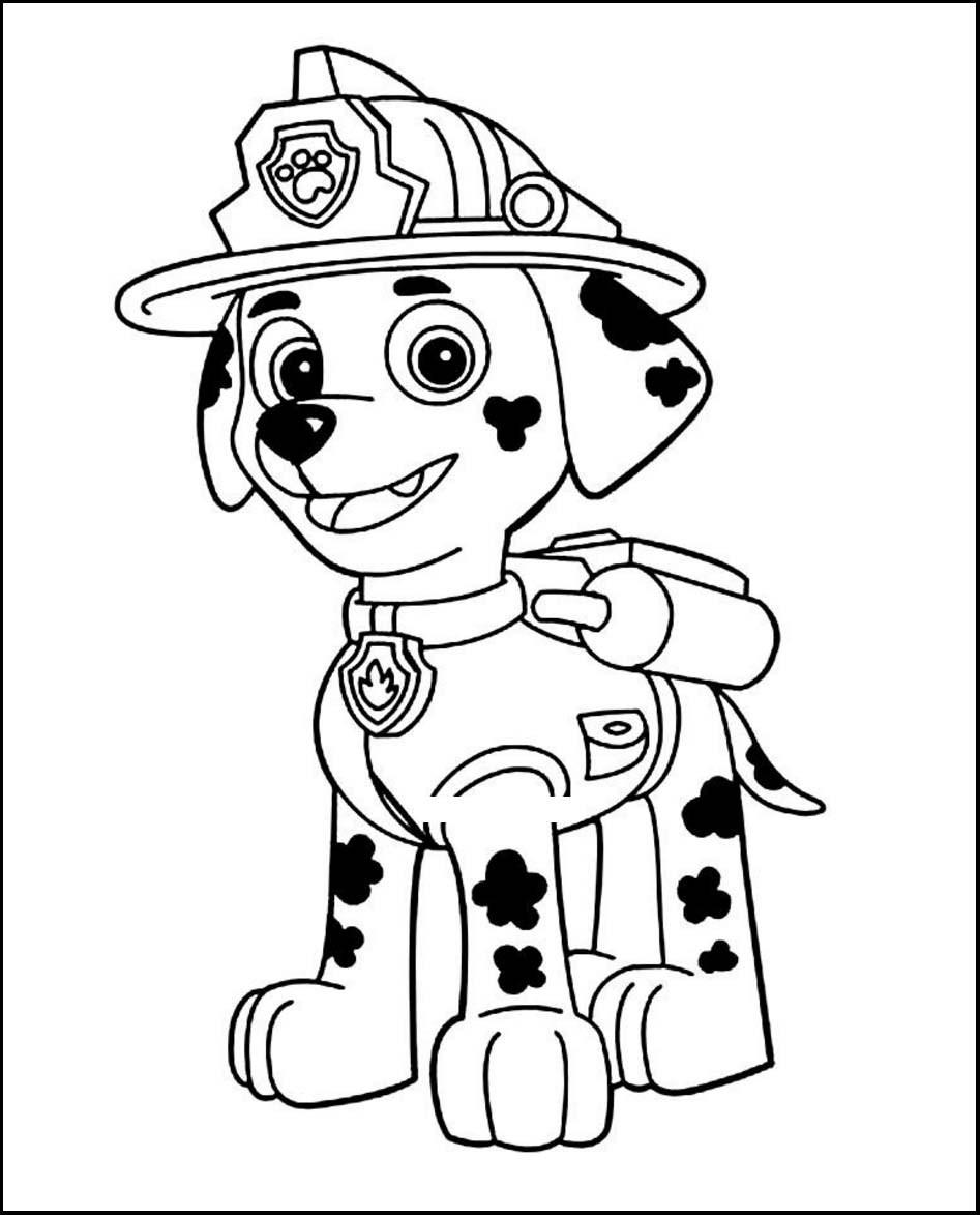 Marsal La Patrulla Canina Para Colorear