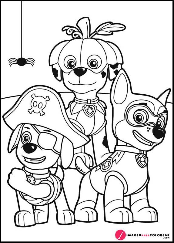 Foto La Patrulla Canina Para Colorear