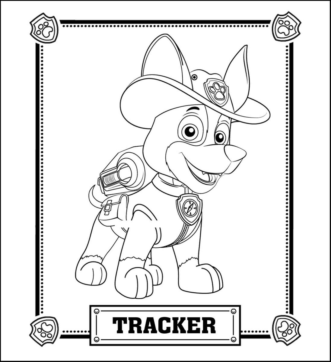 Tacker La Patrulla Canina Para Colorear