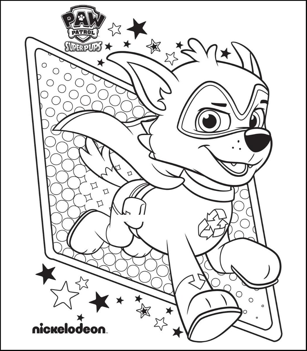 Super Pups La Patrulla Canina Para Colorear