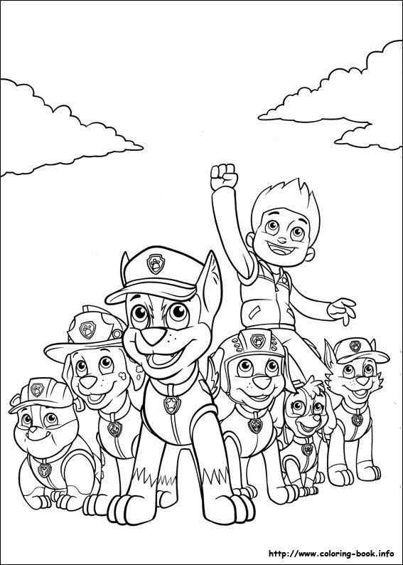 dibujos-la-patrulla-canina-para-colorear