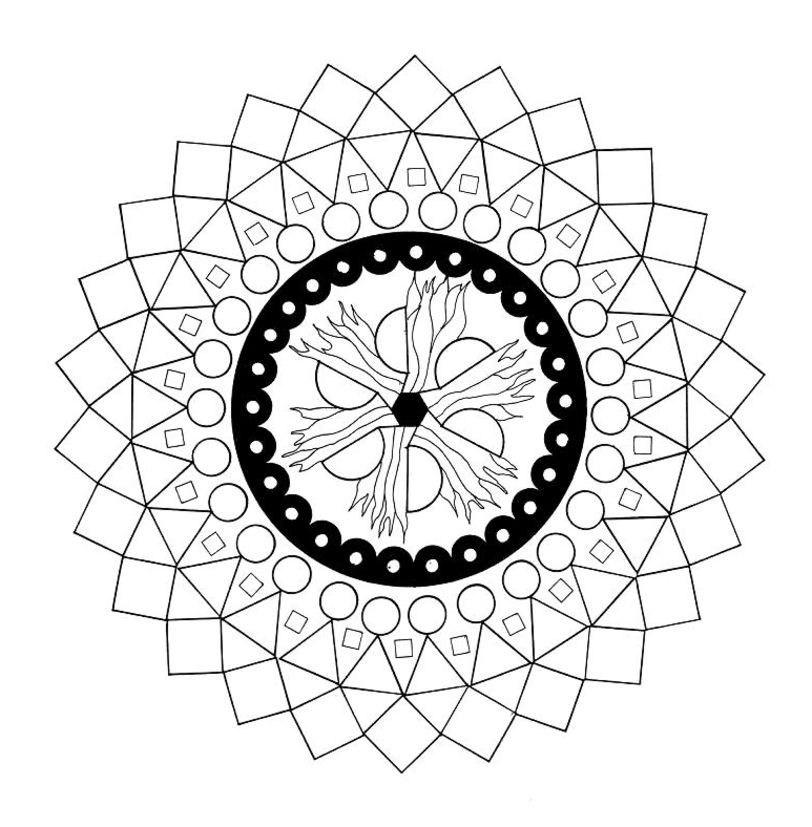 56 Imagen Mandalas Colorear