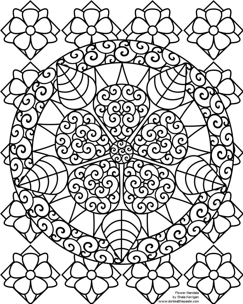 65 Imagen Mandalas Colorear