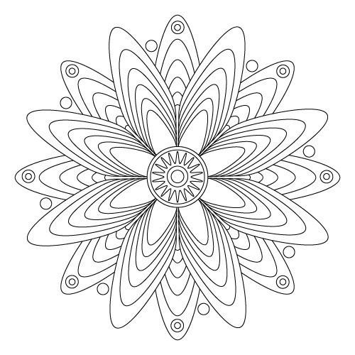 71 Imagen Mandalas Colorear