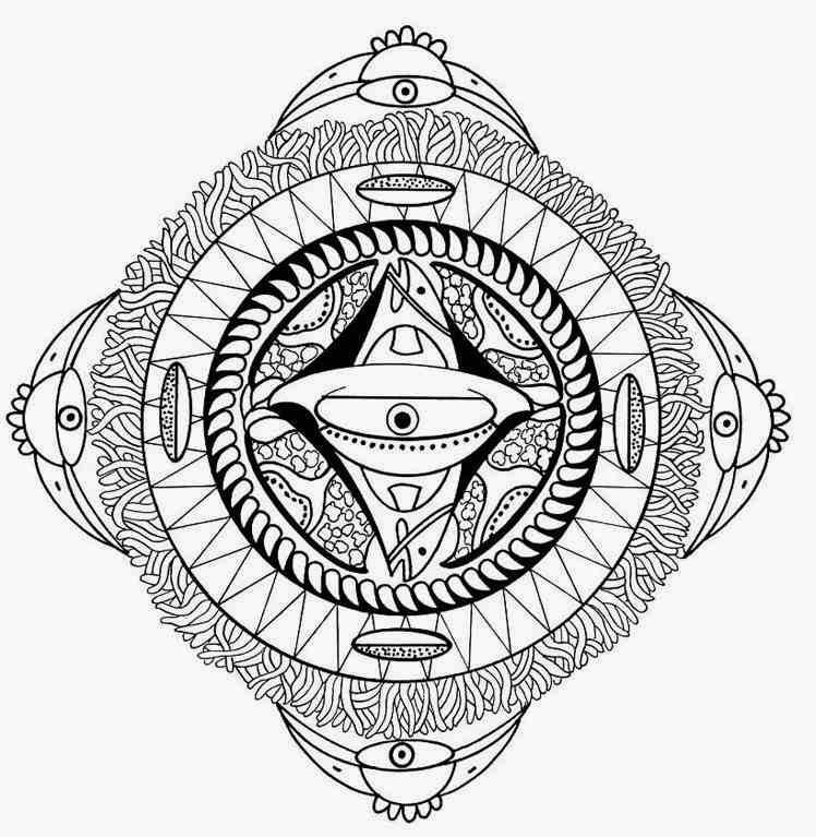 72 Imagen Mandalas Colorear