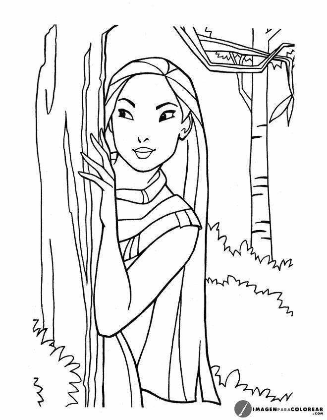 Dibujos De Mulan Para Colorear