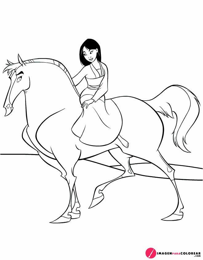 Es Mulan Para Colorear