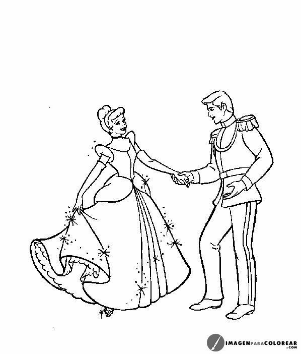 Princesa Y Principe Para Pintar