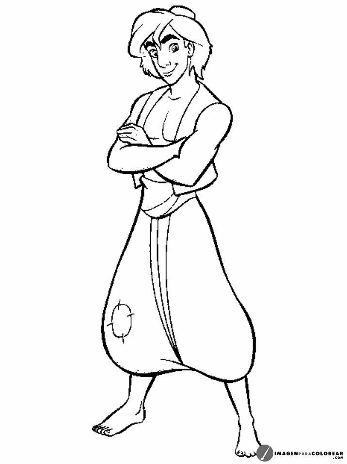 Aladdin Para Pintar