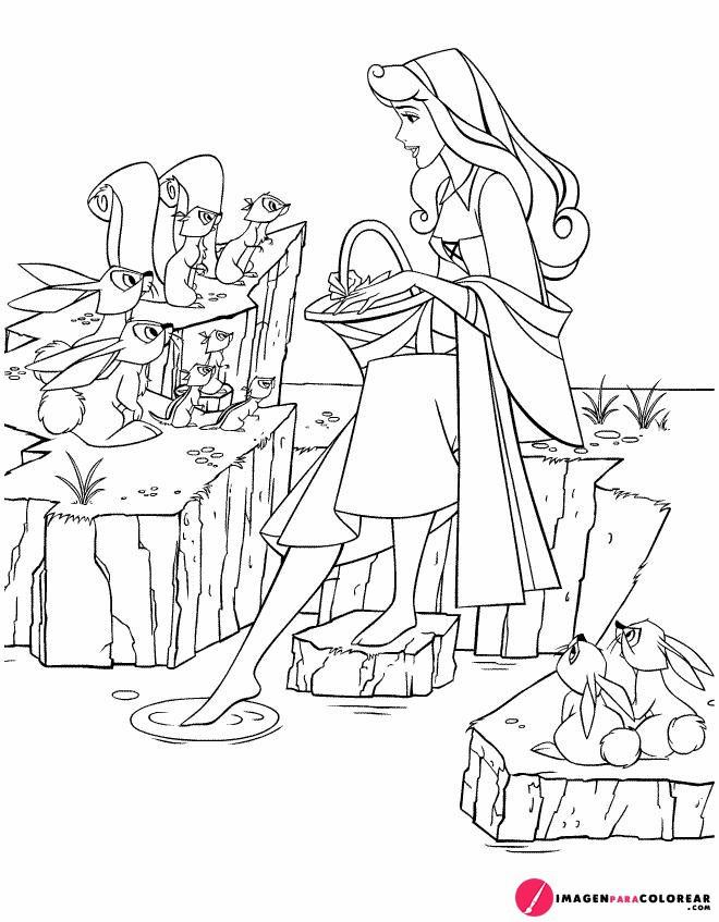 Blancanieves Para Colorear