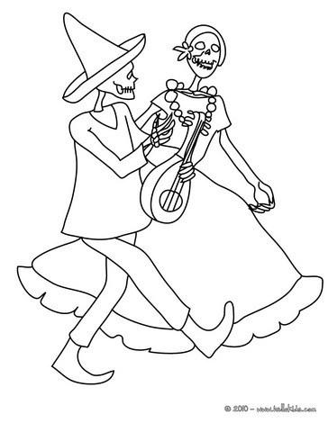 Dia De Los Muertos Con Calavera