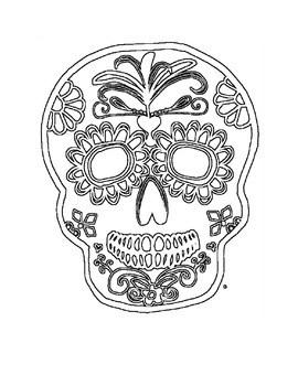 Dibujar Cara Calavera