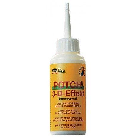 medium potch plus 3d transparente - pegamento para decoupage