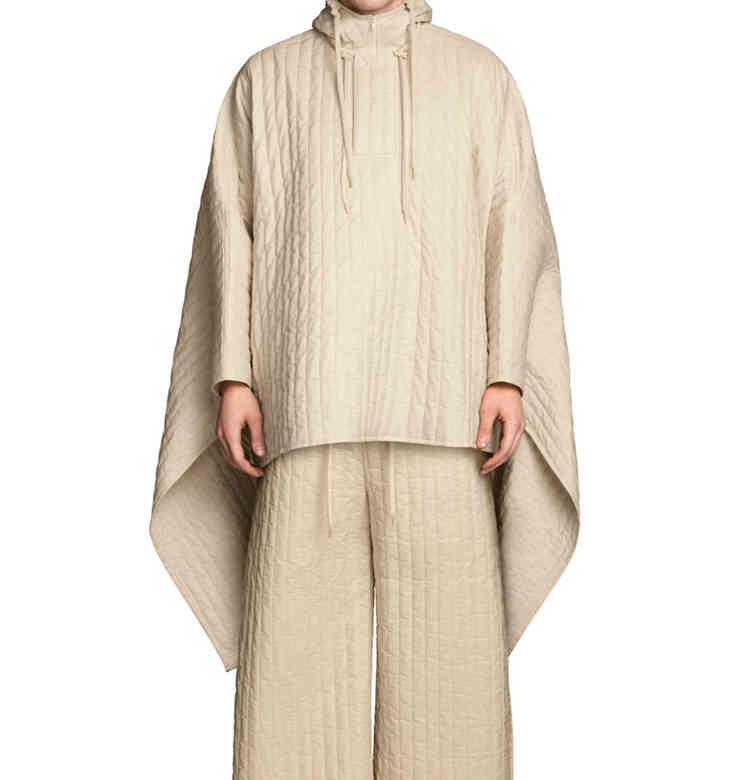 Craig Green x Björn Borg poncho blanco crema