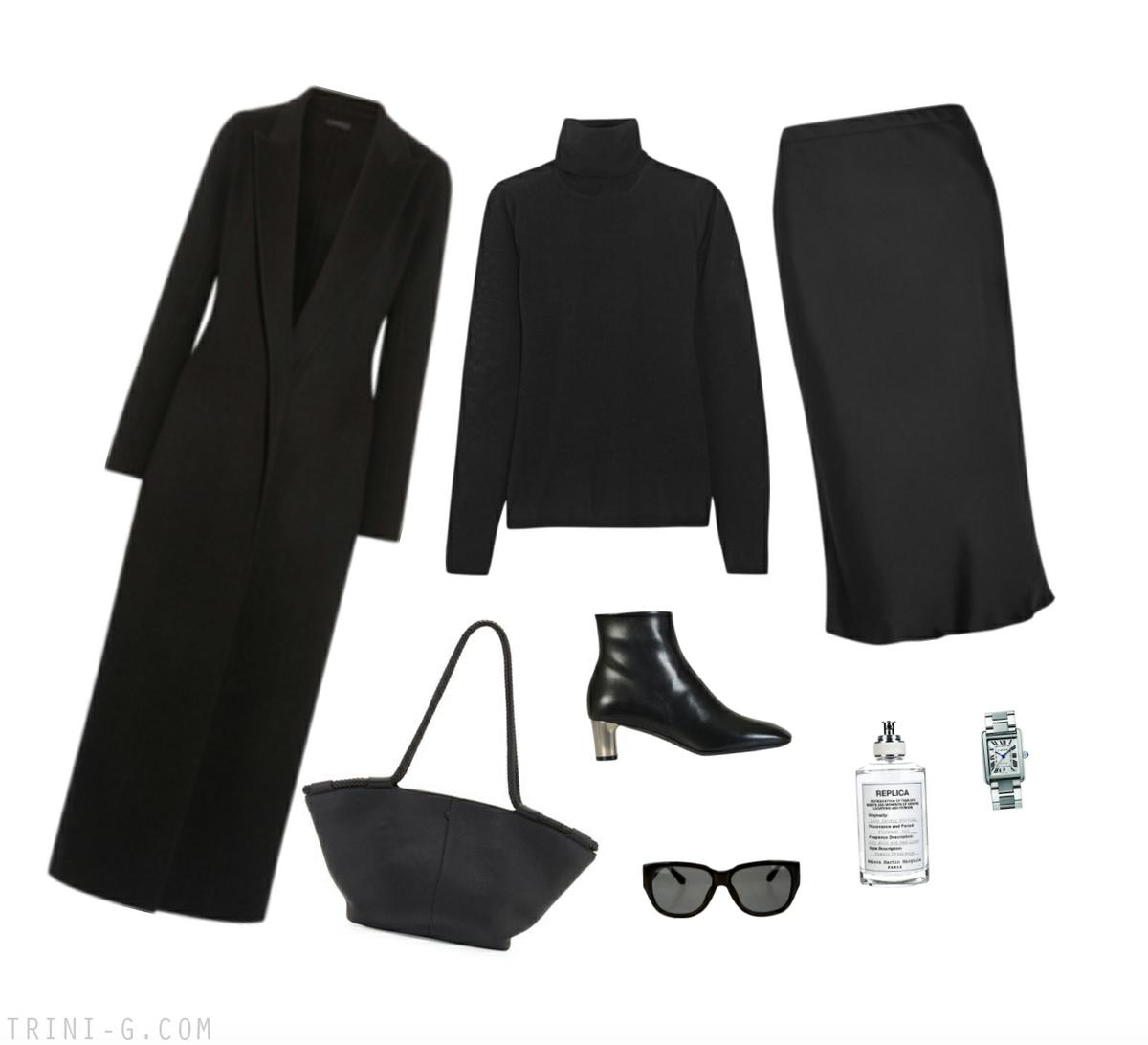 Trini | The Row coat Céline boots