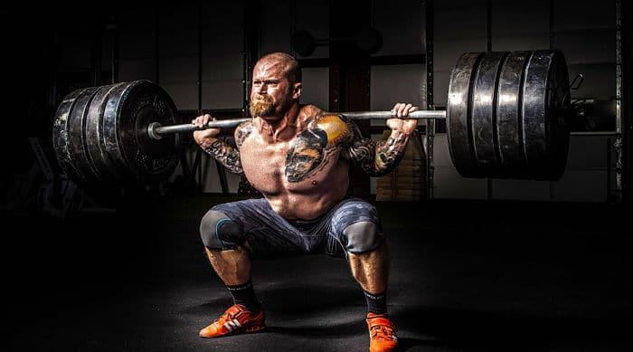 Entrenamiento de un culturista