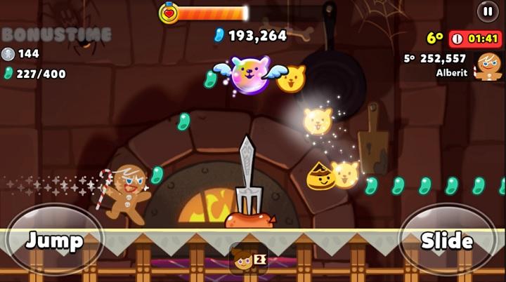 cookie run ovenbreak juegos moviles android jump & run correr saltar 