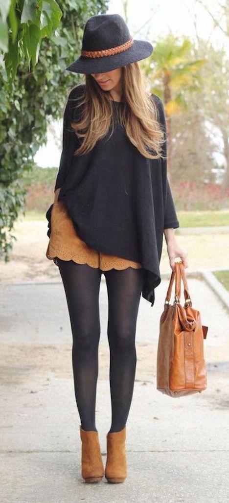 shorts en invierno