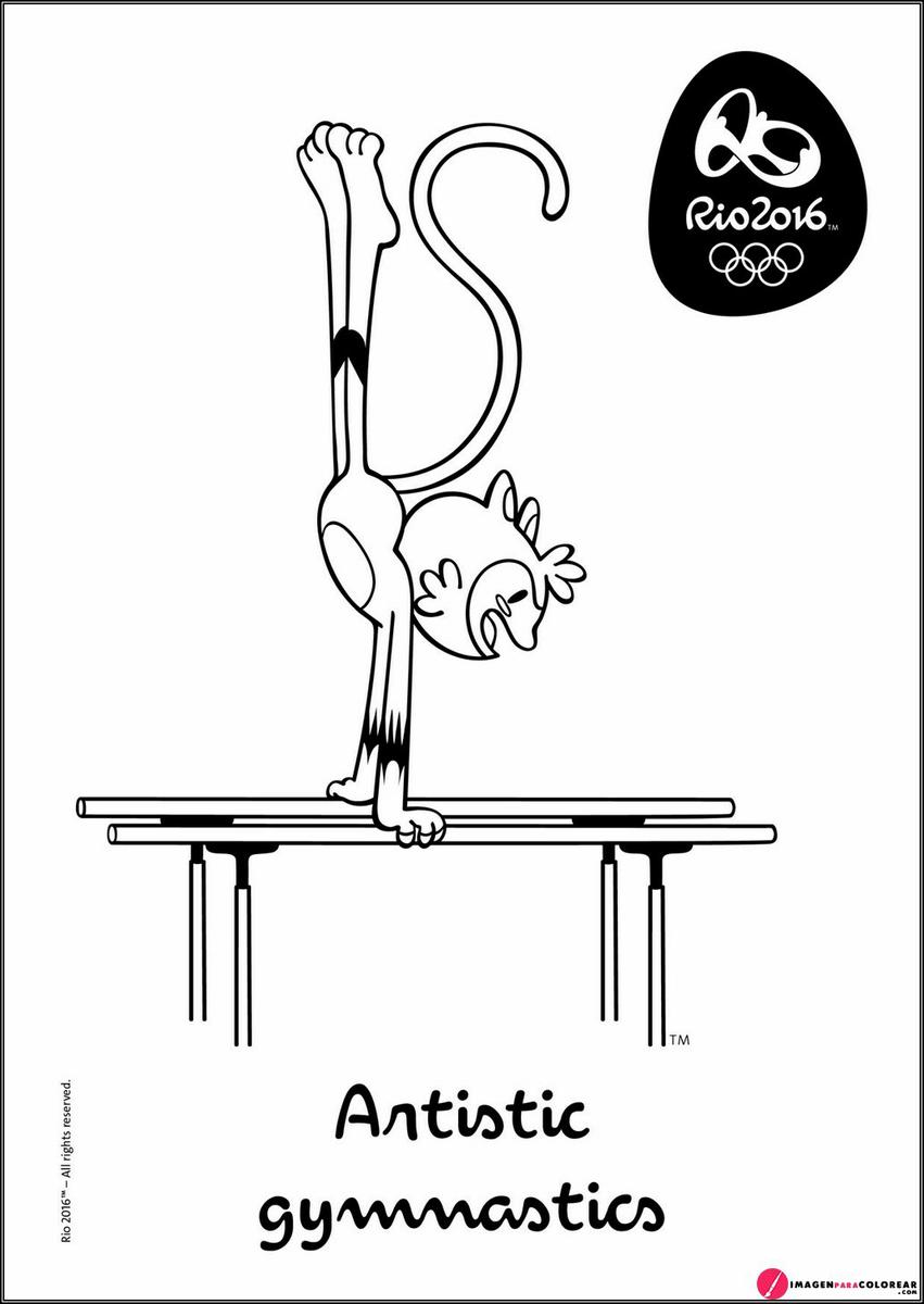 14 Dibujos Olimpiadas Para Pintar