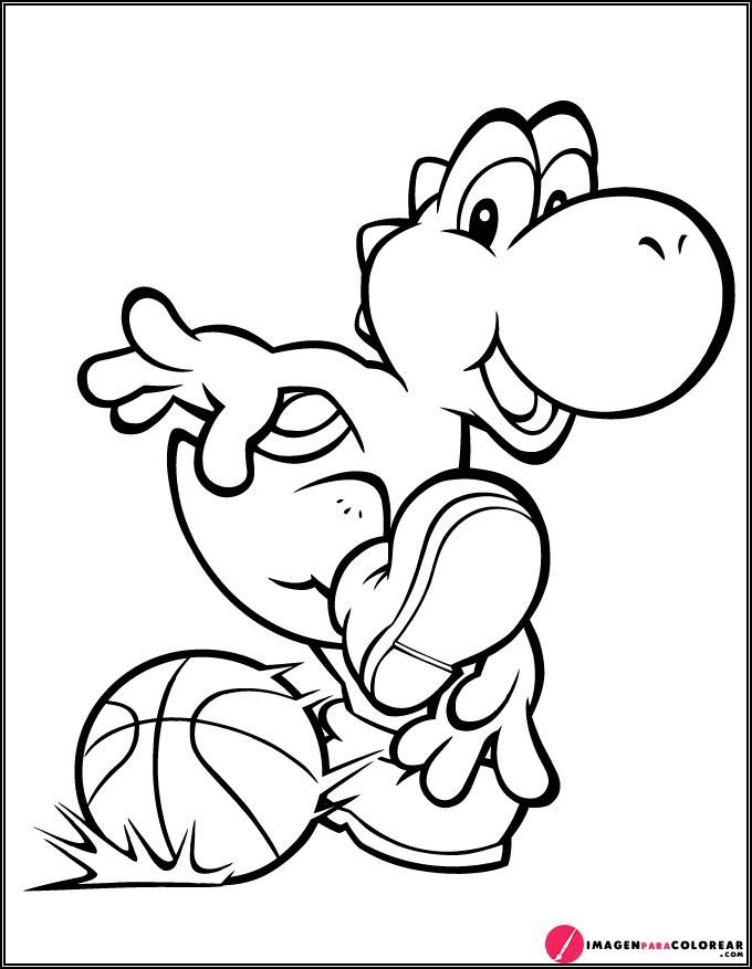 11 Imagen Baloncesto Para Pintar