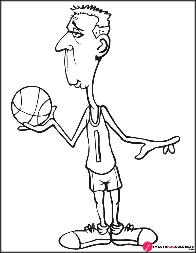 33 Imagen Baloncesto Para Pintar