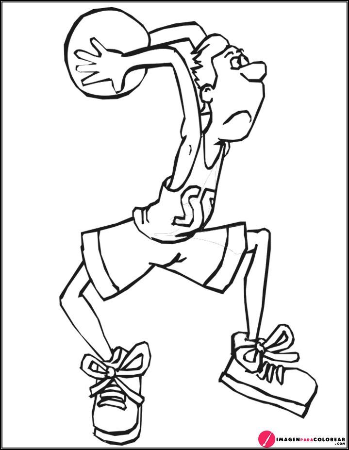 34 Imagen Baloncesto Para Pintar