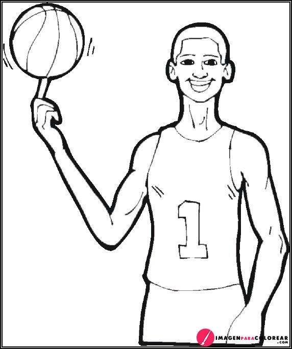 40 Imagen Baloncesto Para Pintar