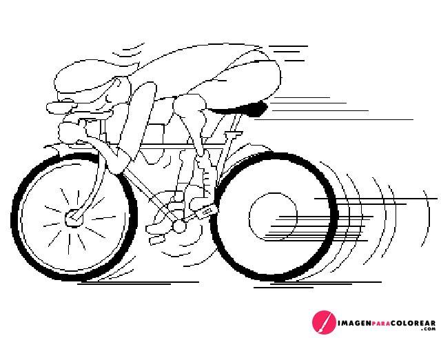 Ciclismo Dibujo Para Pintar