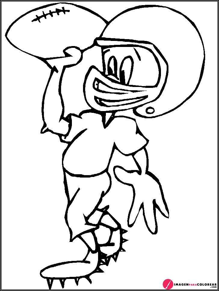 Colorear Hockey Dibujo Para Pintar