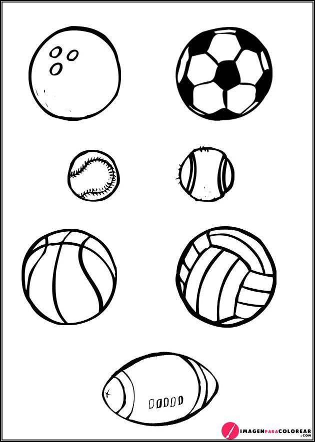 Balones Dibujo Para Pintar