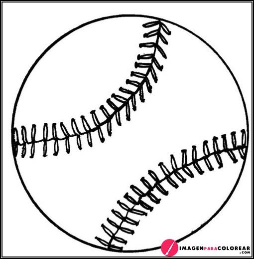 Pelota Beisbol Dibujo Para Pintar