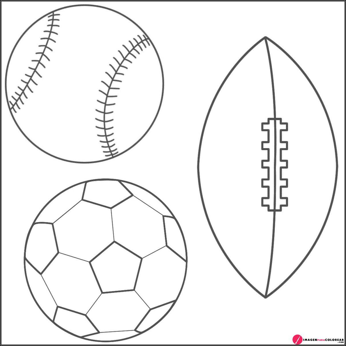 Pelotas Dibujo Para Pintar