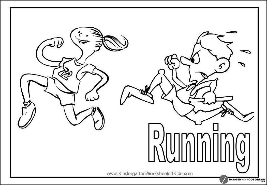 Running Dibujo Para Pintar